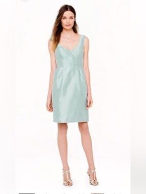 J. Crew Karlie Wedding Dress Mint Color